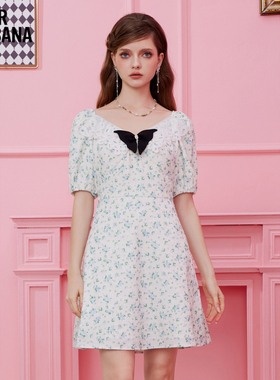 MIKIBANA米可芭娜小众设计甜酷辣妹23年夏新款连衣裙Y32OD9187