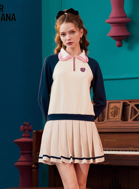 MIKIBANA米可芭娜甜酷千金秋季23年新款连衣裙Y33OD9186