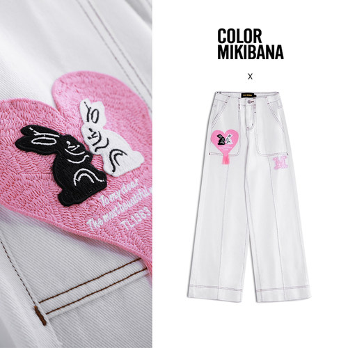 【直播专享】MIKIBANA女式牛仔裤JM2ZB0132