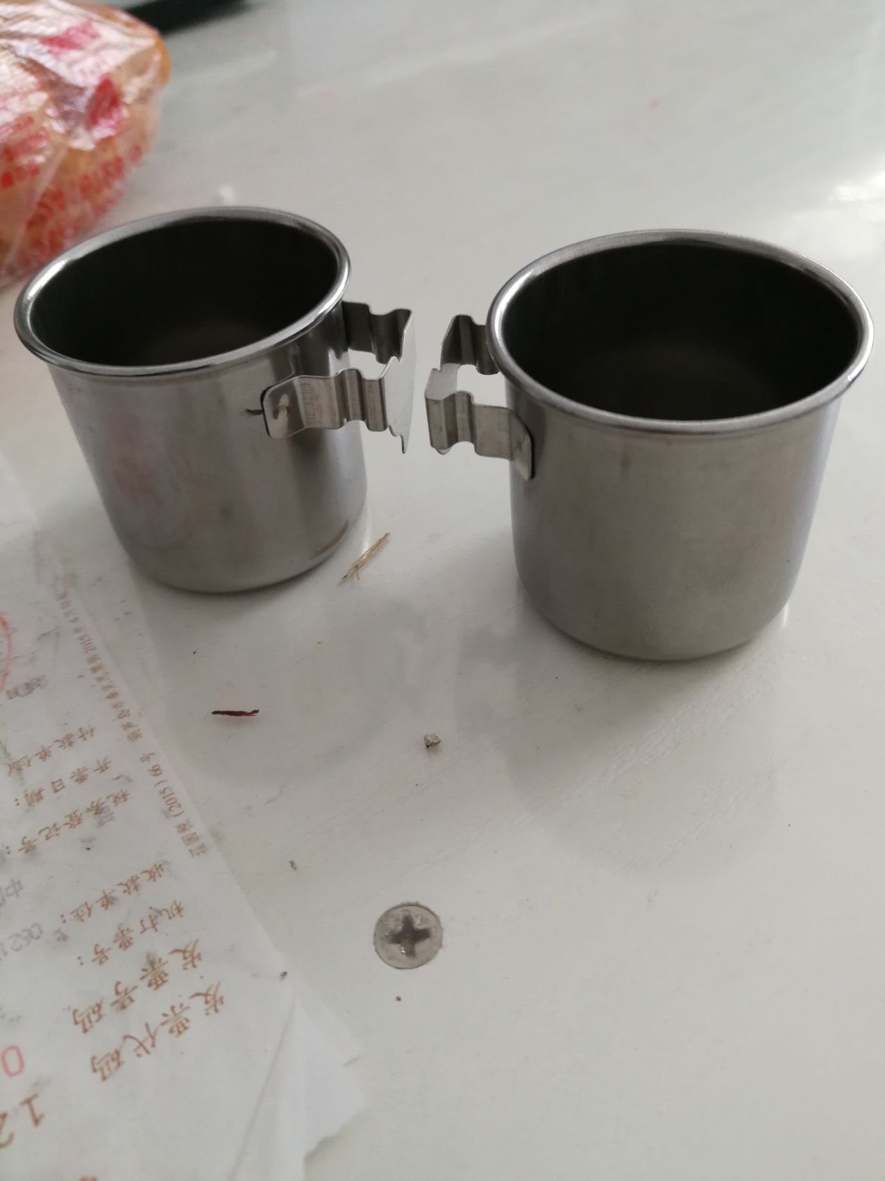 蜡嘴不锈钢食碗食盒鸟食杯