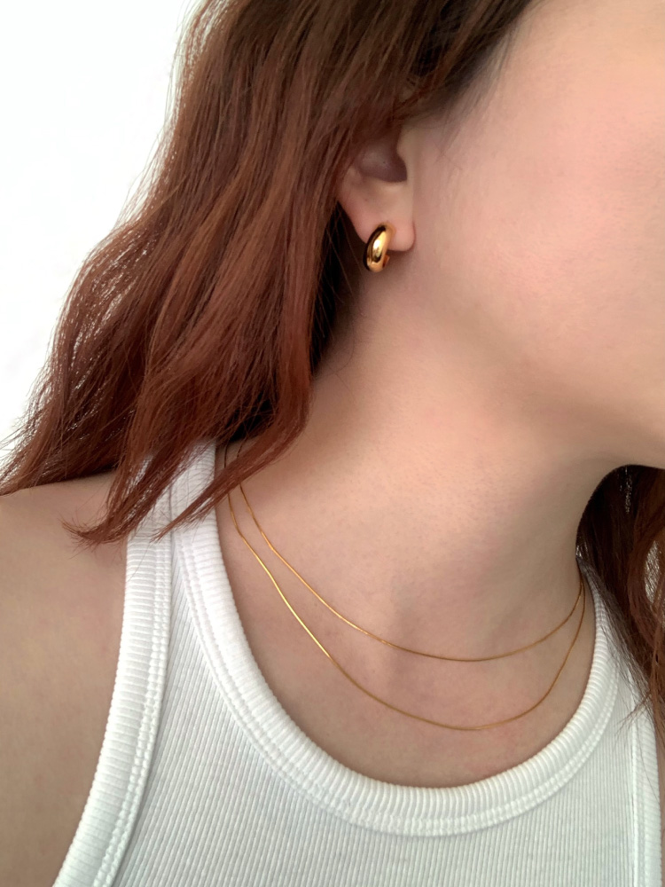 Berber925银细蛇骨链柔软闪亮