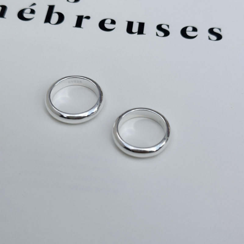 Berbers925银胖嘟嘟素圈戒指