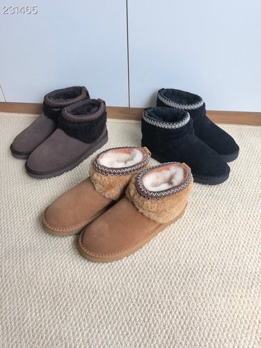 BALLET IN THE WAR 2025新款时装靴短靴机车靴毛毛雪地靴保暖