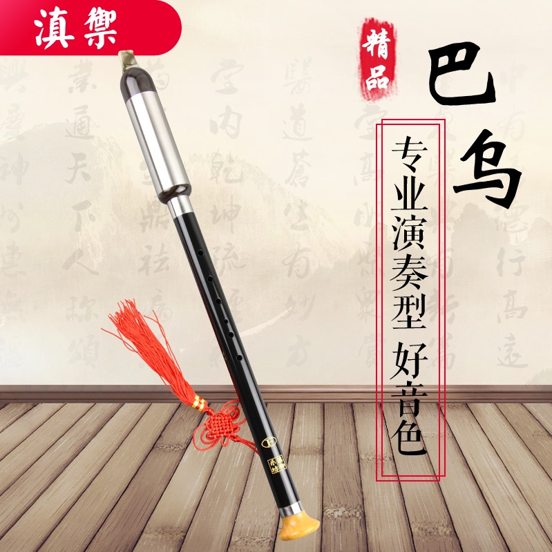 巴乌 黑檀木竖吹 巴乌初学 演奏型 F调 G调 A 降B 小D调 特价