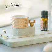 Bone可爱原木扩香器精油无火香氛家用卧室衣柜扩香石持久香薰摆件