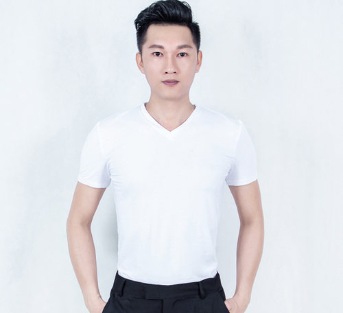 跳舞服摩登舞蹈服装短袖交谊舞