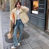 奶黄色立领羽绒棉服女冬季新款韩系加厚小个子减龄棉袄面包服棉衣，女装棉衣/棉服，昱儿e优优