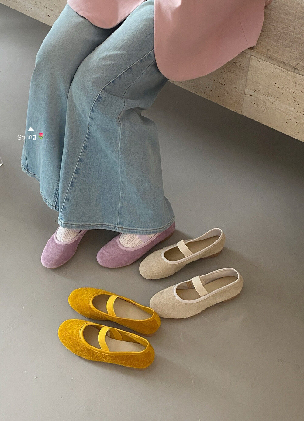 58号现货～【H86】时尚简约百搭圆头扣带低平跟单鞋  C529,女鞋,时尚芭蕾鞋,淘宝优惠券,粉丝福利购,淘宝优惠卷