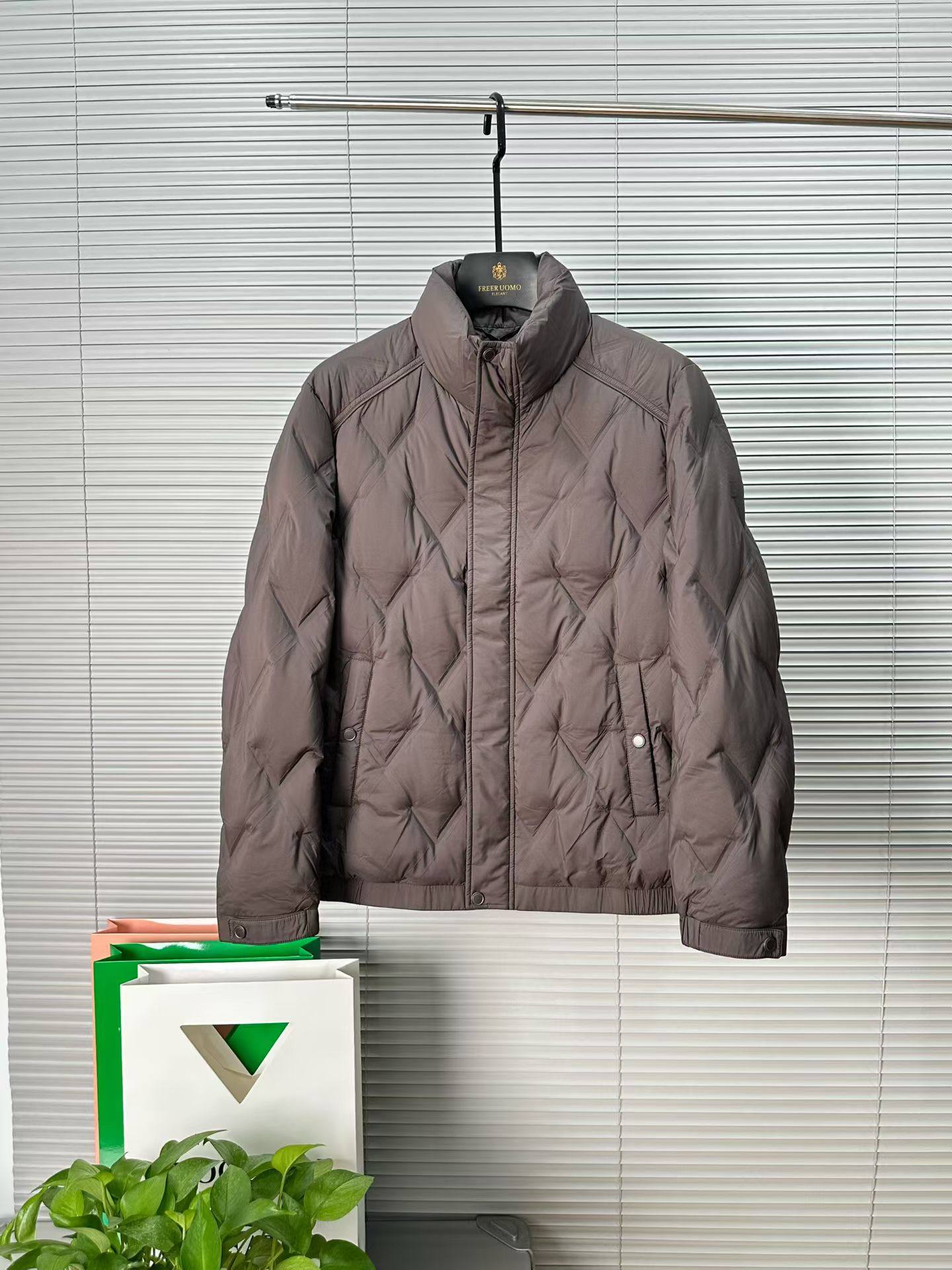 FREERUOMO轻薄款羽绒服男士短款保暖保暖立领品牌秋冬季外套潮男