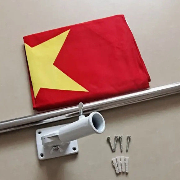 斜插旗万向底座壁挂旗旗杆座灯杆
