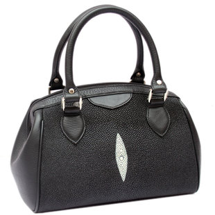 专柜正品泰国乐达rota珍珠鱼皮手提女包商务真皮时尚休闲手挽包