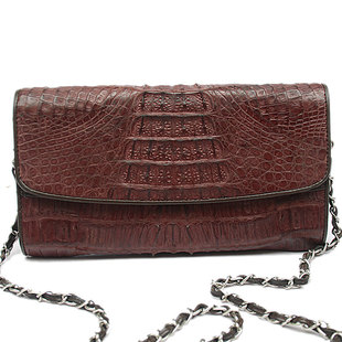 潮流新款鳄鱼皮百搭女包时尚链条泰国斜挎包韩版单肩包信封包简约