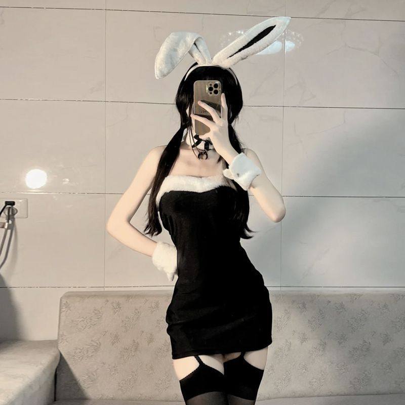 圣诞节性感cos内衣兔女郎法式性