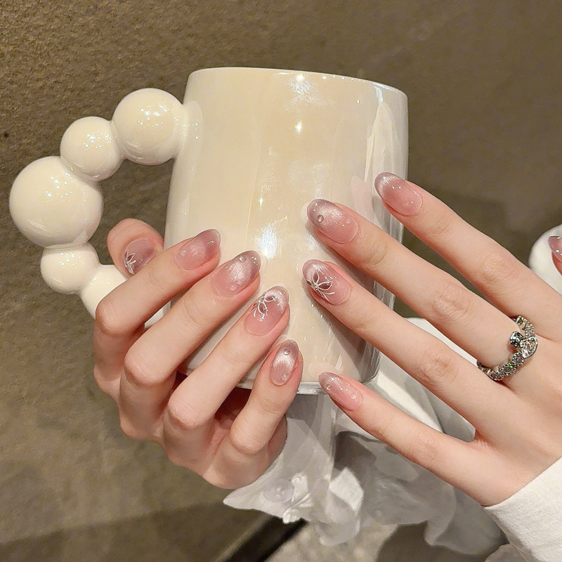 芭蕾风桃之夭夭纯欲爱心蝴蝶玻璃