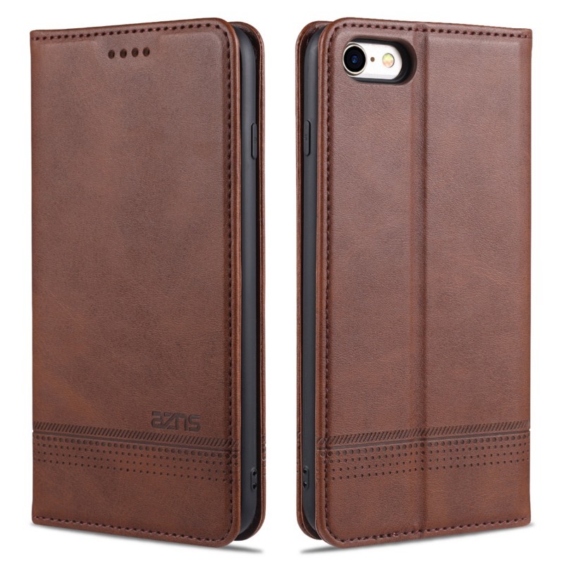 适用苹果6手机壳翻盖iPhone6s外壳插卡iphone6保护套4.7寸IP6S钱包款A1688膜6s防摔平果六全包pg6软壳A1589男