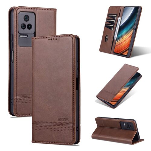 适用POCOF4手机壳皮夹小米22021211RG外壳翻盖POCO F4保护套6.67英寸小米22021211RIpoc0插卡p0c0男士pocopho