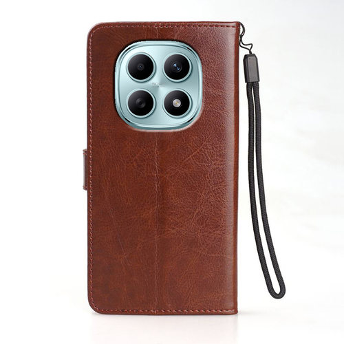 适用小米25098RA98C手机壳皮夹红米Note15外壳翻盖保护套6.77英寸红米Nata15钱包款红米Nete15防摔红米Noto15