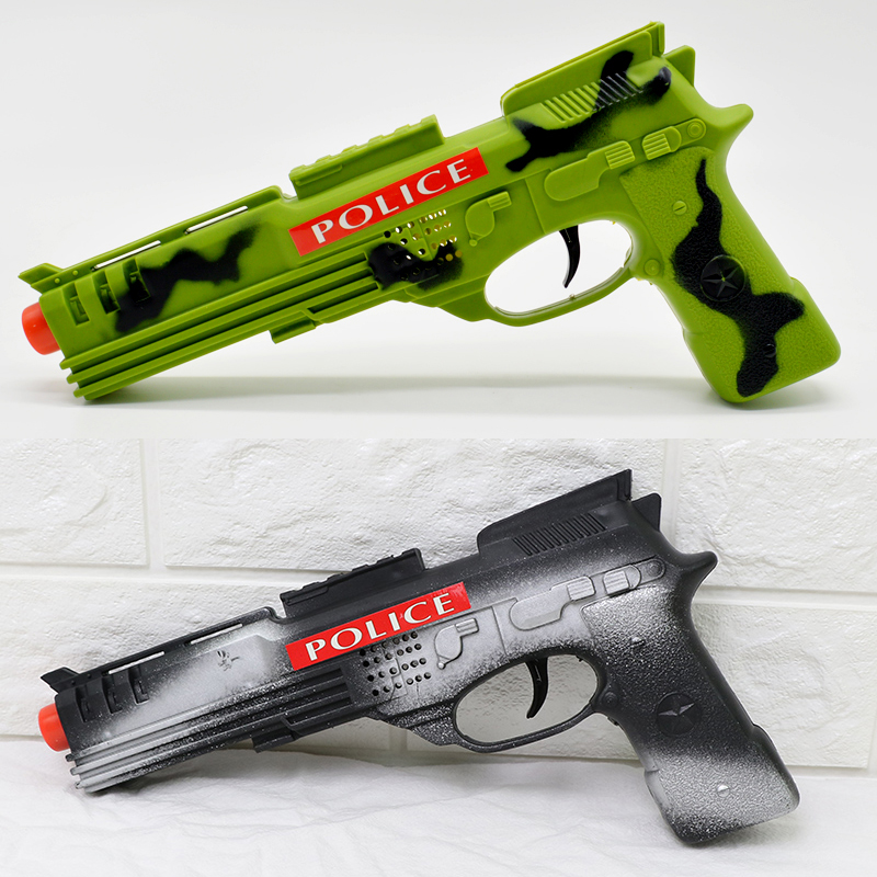迷彩绿连响黑色六一幼儿玩具枪