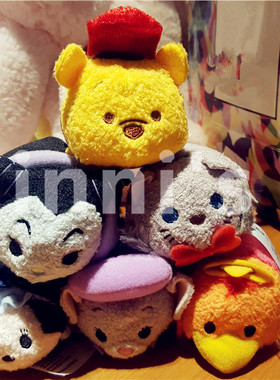 原单松松毛绒玩具 tsum米奇唐老鸭草莓熊维尼公仔屏幕擦玩具礼物