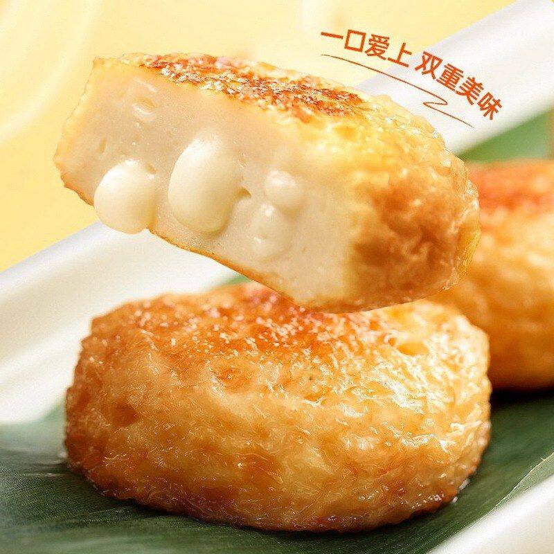 芝士海鲜豆腐夹心奶酪鱼豆腐火锅丸子鱼丸关东煮麻辣烫串串食材