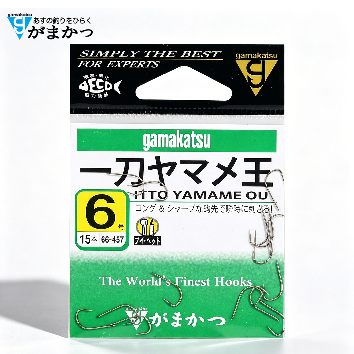 伽玛卡兹一刀王66457半倒刺原装进口茶色鲫鱼红虫钩轻量细袖鱼钩