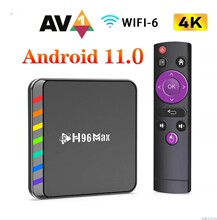 H96 MAX S905W2 amlogic android11 wifi6 av1双频 ott tv box