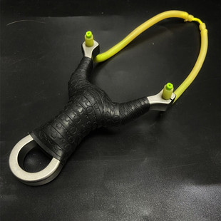 新款 不锈钢卡珠单卡射鱼弹弓户外精准速射估打多用大弓门弹工