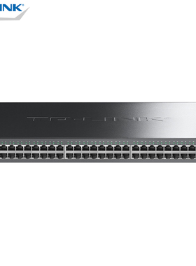 TP-LINK TL-SG1452P 48口全千兆PoE交换机396W大功率PoE+供电器模块4个SFP光口低功耗带风扇即插即用智能识别