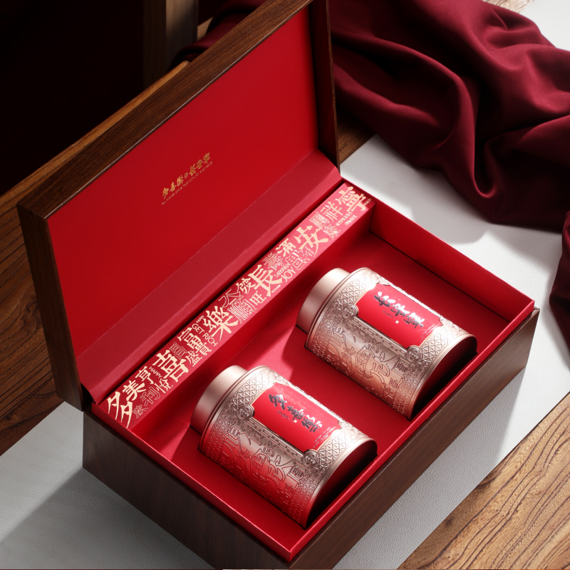 红茶茶叶包装盒空礼盒高档通用铁