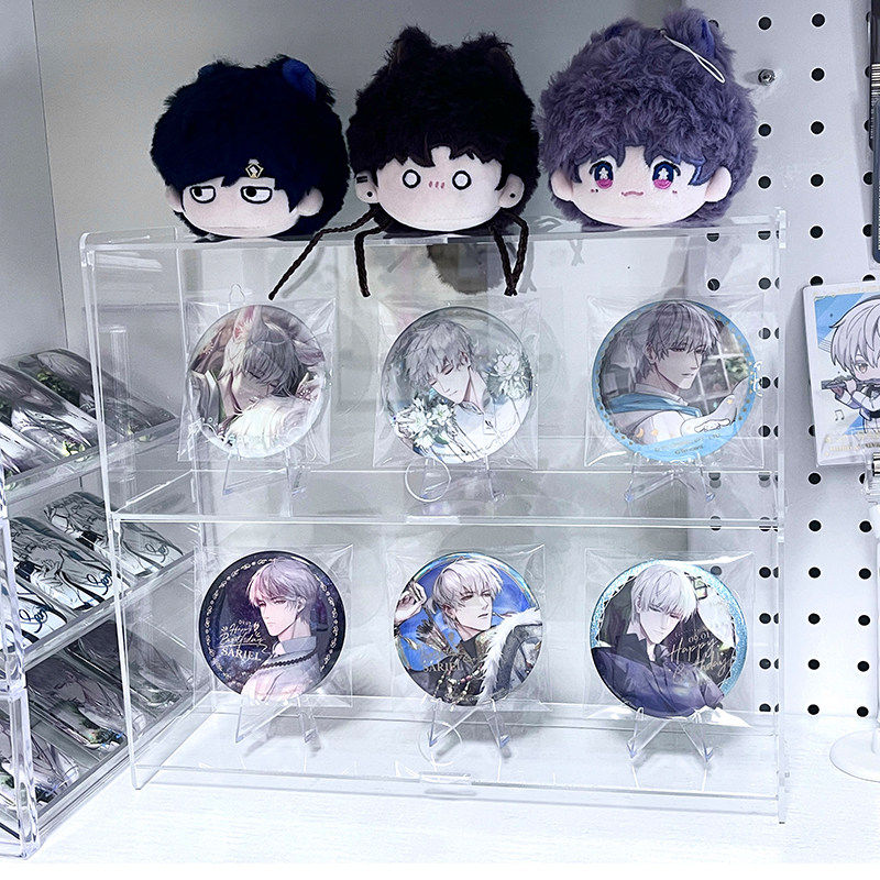 吧唧展示盒收纳架亚克力谷子徽章seria周边同人挂件框防尘展示架,收纳整理,吧唧收纳盒/架,淘宝优惠券,粉丝福利购,淘宝优惠卷