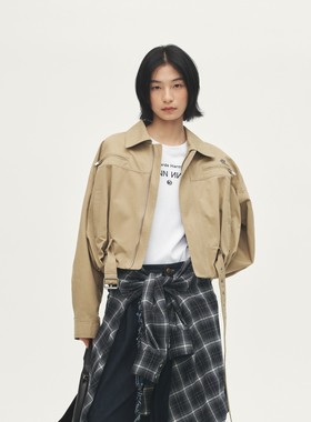 【现货】AVVENN设计师品牌新款 25年秋季牛仔短外套