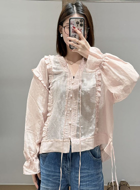 【现货】M |现货询价 26设计师品牌春季新款拼接长袖衬衫