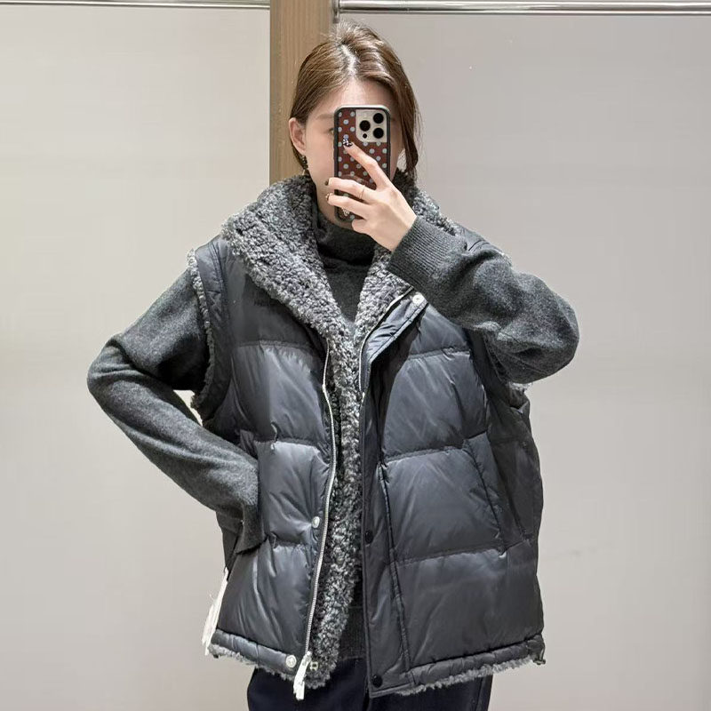 【现货】AVVENN25冬季新品设计师无袖羽绒马甲