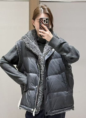 【现货】AVVENN25冬季新品设计师无袖羽绒马甲