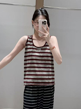 【现货】FIZZFLY | 25冬季设计师品牌新款彩条小背心