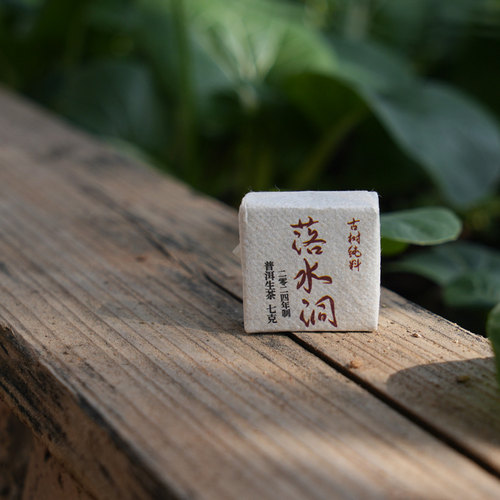 2024年易武落水洞古树小方砖 普洱茶生茶 7克/颗