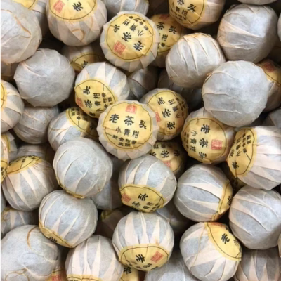 精高品：2024年梅江纯生晒小青柑+十五年陈老茶头普洱熟茶 100克