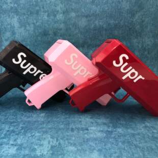 喷钱枪粉色玩具结婚礼网红钞票纸币手抢lolita不良jk拍照撒钱道具