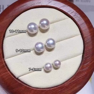 天然淡水珍珠耳钉925银高性价比