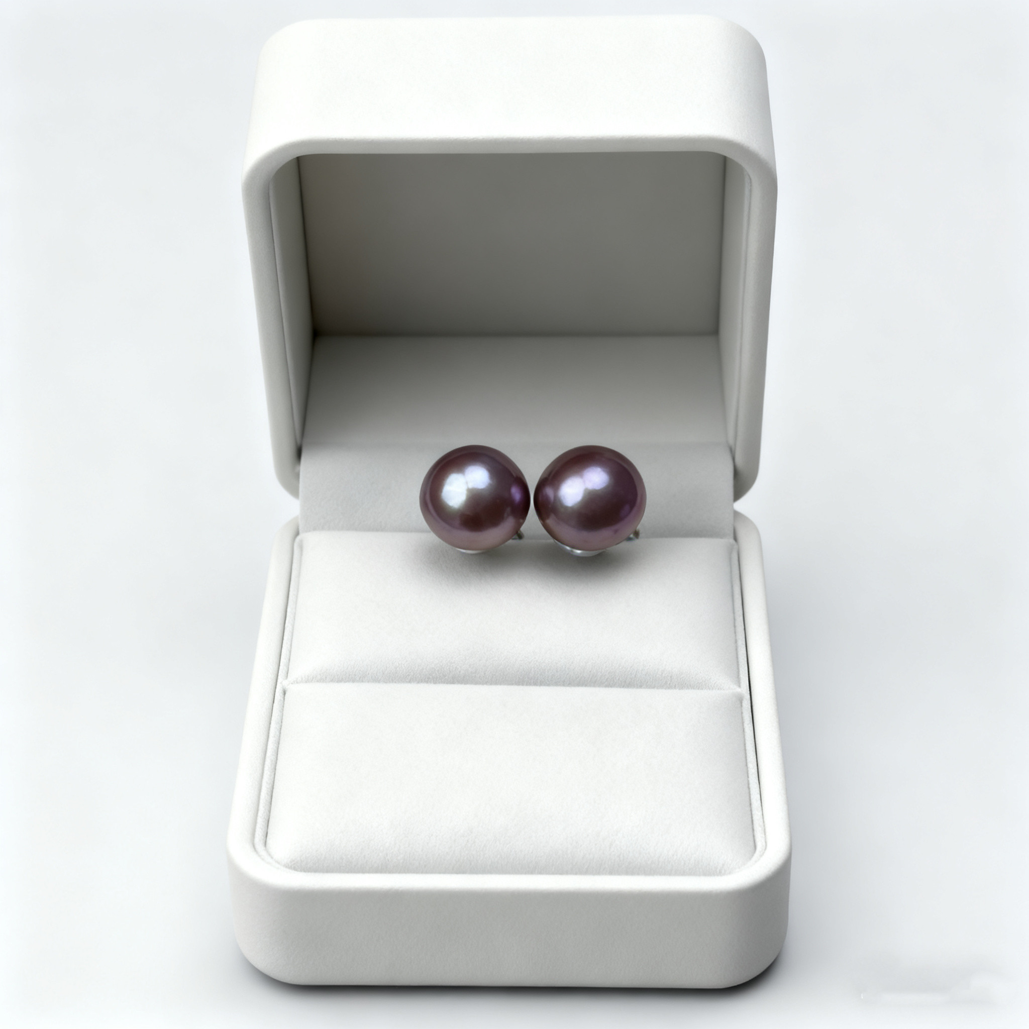 天然淡水珍珠耳钉S295纯银粉紫深紫简约优雅大方圆形耳环耳饰送礼,珠宝/钻石/翡翠,耳饰,淘宝优惠券,粉丝福利购,淘宝优惠卷