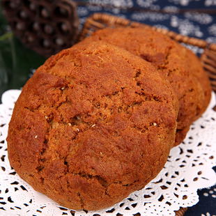 内蒙丰镇风味青城杨老大红糖月饼200g混糖胡麻油包邮焙子干货