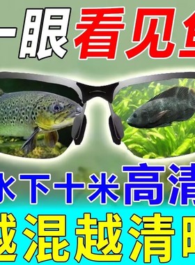 【德国科技】钓鱼看漂专用偏光眼镜男湖泊射鱼捕鱼看鱼看水底神器