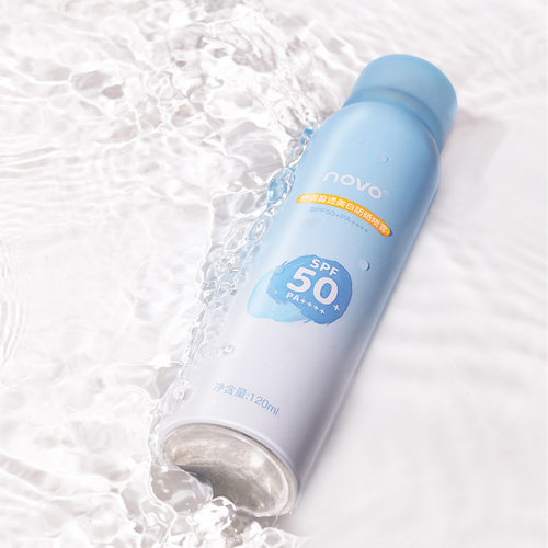 NOVO6295舒润盈透SPF50++++喷雾防水防汗防紫外线学生军训户外
