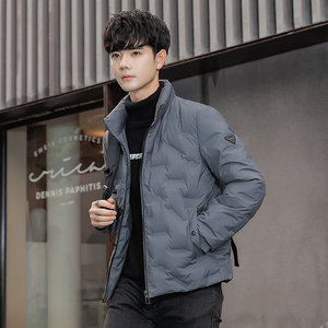 2025冬男款标90修身压花立领贴标羽绒服A230-K001-P175(控270)图片