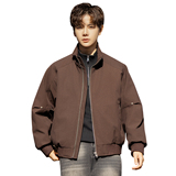 2025冬男微宽松立领标90白鸭绒夹克外套A230-0793-P228(控328)，男装夹克，电商A230