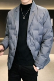 2025冬男标90修身方领压花西装羽绒服A230-K003-P195（控290），男装西服套装，电商A230