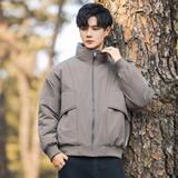 2025年冬男微宽松立领标90工装式羽绒服A230-95710-P220(控320)，男装羽绒服，电商A230