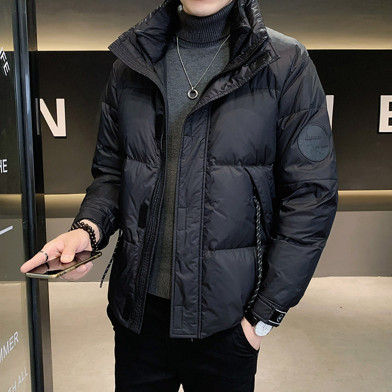 2025冬男款宽松微宽松贴标立领加厚羽绒服A230-K012-P268(控368),男装羽绒服,电商A230