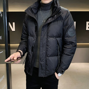 2025冬男款宽松微宽松贴标立领加厚羽绒服A230-K012-P268(控368)