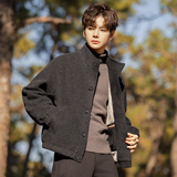 2025年年货款立领纽扣加绒毛呢外套A230-1088-P208(控308），女装短外套，电商A230